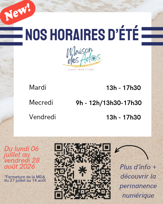 Horaires d'été et la fermeture estivale 